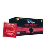 LifeStyles Non-Lubricated Natural Rubber Latex Condoms Value Pack, 100 C... - $19.78