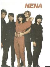 ⭕VTG card pocket calendar 1985 NENA Portugal group music singer - $3.96