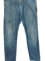 John Varvatos Blue Denim Men&#39;s Italy Cotton Jeans Sz US 36  (Tailored  W... - £28.42 GBP