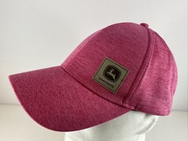 JOHN DEERE Pink Women’s Adjustable Snapback Baseball Cap Hat Farm Tractor Girl - £4.66 GBP