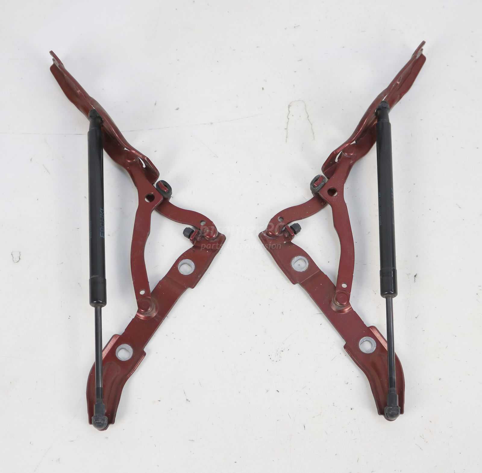 BMW E90 E92 3er Trunk Lid Mounting Arms Left Right Hinges Set Red 2006-2013 OEM - $58.41