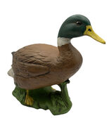 Vintage Artisan Made Hand Painted Ceramic Mallard Duck Figurine - €13,77 EUR