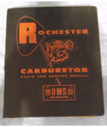 VTG GM ROCHESTER CARBURETOR PARTS AND SERVICE MANUAL 1930 - 1960 ORIGINA... - $125.36 CAD