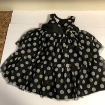 Holiday Editions Infant Sz 12 Mos Boutique Style Fancy Girls Dress Toule  - $18.81