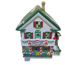 VTG 1995 Dept 56 Peppermint Porch Day Care Lighted Snow Village House New Cord - £38.57 GBP