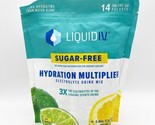 14 Liquid I.V. Sugar-Free Hydration Multiplier Lemon Lime Sticks BB 9/25 - £21.08 GBP
