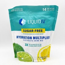 14 Liquid I.V. Sugar-Free Hydration Multiplier Lemon Lime Sticks BB 9/25 - £21.26 GBP