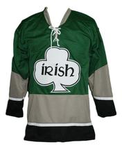 Any Name Number Ireland Irish Shamrock Retro Hockey Jersey New Green Any Size image 4