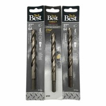 Do It Best Cobalt Drill Bit 27/64&quot; 367222 (Pack of 3) - £2,334.51 GBP