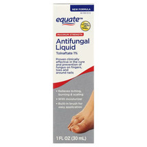 Equate Maximum Strength Antifungal Liquid for Finger, Toe &amp; Foot Fungus,... - £15.81 GBP