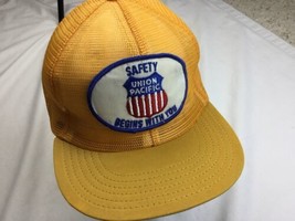 UNION PACIFIC TRUCKERS HAT BALL CAP SNAP BACK Safety Begins With You - £18.45 GBP