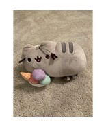 Pusheen Ice Cream Plush Toy - Soft &amp; Cuddly Cat with Ice Cream Cone - 9&quot;x6&quot; - $207.58 MXN