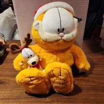 Paws Garfield &amp; Odie 18&quot; Plush Animals 25 Years Limited Edition Collectible - £18.44 GBP