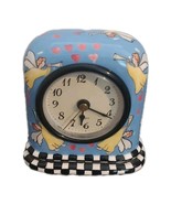 Patricia Dupont Hand-Painted Angel Design Quartz Clock 4 Inches Tall - $19.01 CAD