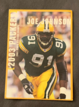 Joe Johnson Green Bay Packers #107 Football Card 2003 Topps NFL DE - $2.97