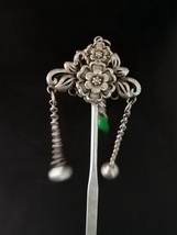 Collection of Chinese handmade Tibetan silver hairpins - £16.24 GBP