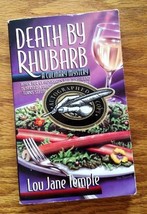 Death By Rhubarb by Lou Jane Temple-Signed - $5.00