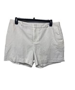 Banana Republic Linen Cotton Shorts Crisp White NEW Size 14 - $36.59 CAD