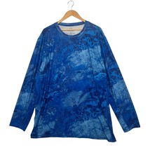Realtree Fishing Shirt Mens 2XL Blue Long Sleeve Performance Moisture Wi... - $371.47 MXN