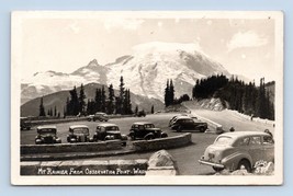 RPPC Mount Rainier  From Observation Point WA Ellis Photo 527 Postcard M14 - £8.66 GBP