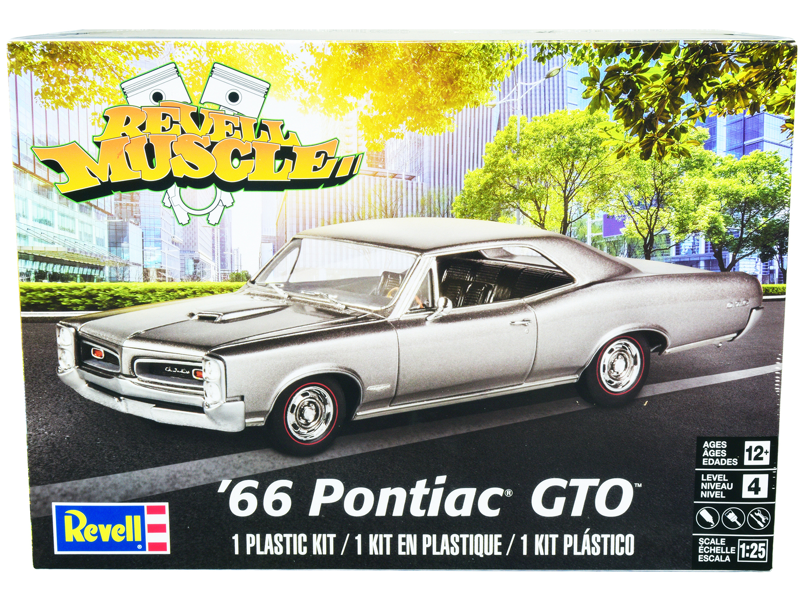 Gto Model Car Level 4 Model Kit 1966 Pontiac GTO