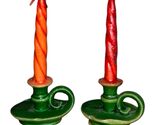 Vintage Gurley Christmas Wax Candlestick Lamp Candles Holiday MCM 1950’s... - $14.00