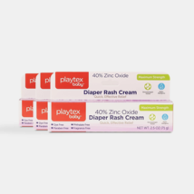 3x Playtex Baby Diaper Rash Cream Maximum Strength 2.5 oz Quick Effectiv... - $19.79