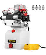 VEVOR 12V DC Double Acting Solenoid Hydraulic Power Pack 4.5L Tank ZZ004234 - £288.40 GBP