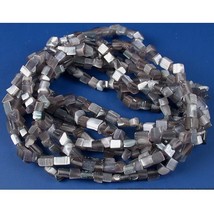 Smoke Fiber Optic Chip Beads Jewelry Beading 2 34&quot; Str - £6.91 GBP