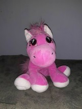 Keel Toys Pink PonyTails Animal Plush Soft Toy Figure - $7.20