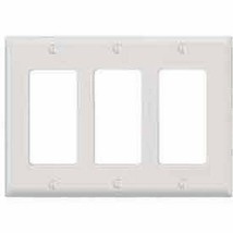 10 PCS Leviton 80411-W Three Gang Face Plates -WHITE - $33.25