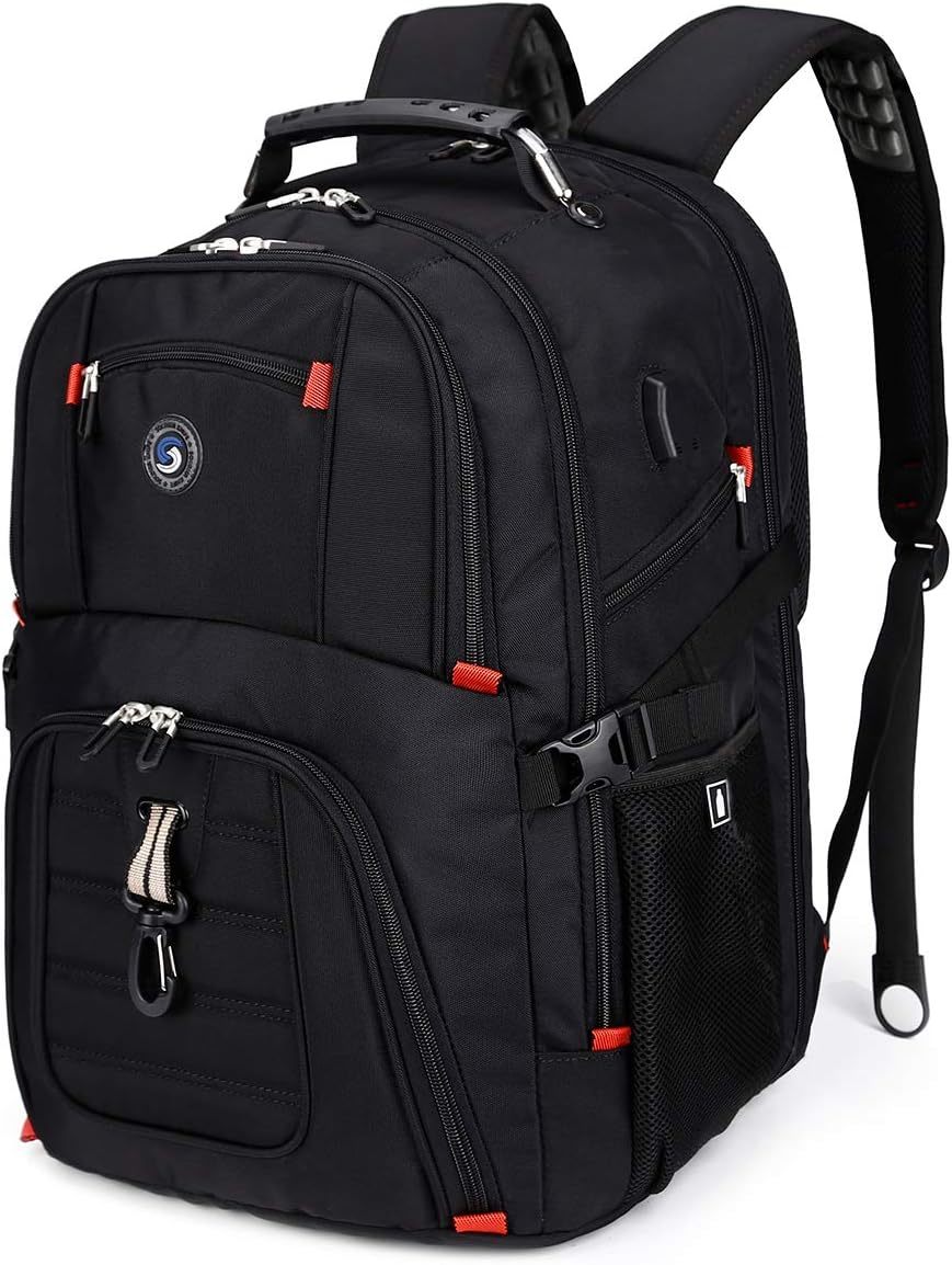 Shrradoo Extra Large 52L Travel Laptop Backpack With Usb Charging Port -... - $44.96