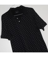 MEN&#39;S KENNETH COLE POLO SHIRT ~ Sz XL ~ BLACK &amp; WHITE GEOMETRIC &#39;DOTS&#39; ~... - $21.69 CAD