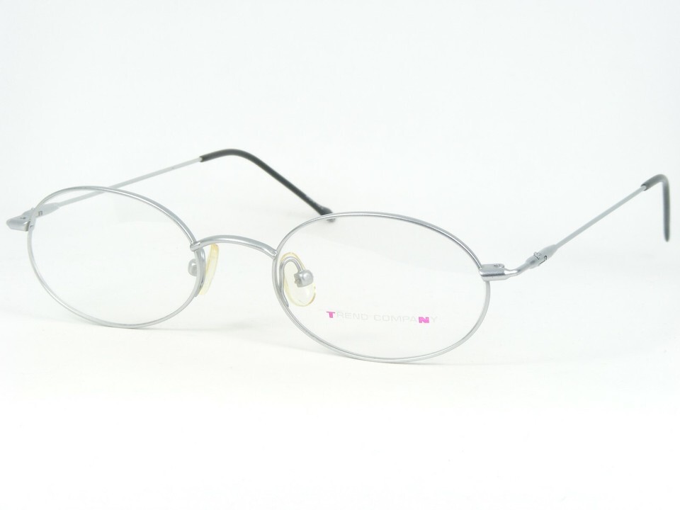 TREND COMPANY 1902 2 LIGHT SILVER-BLUE EYEGLASSE GLASSES METAL FRAME 47-... - $29.70