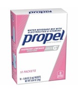 2 Boxes Propel Raspberry Lemonade Water Beverage Mix*05/2025* with Elect... - $9.99