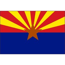 Arizona Flag with Grommets 2ft x 3ft - $28.45