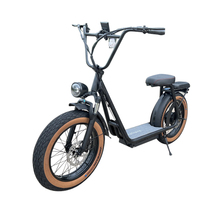 Fat Tire Electric Scooter for Two: Ride in Style with Our 2-Seater Scooter - $1,099.00