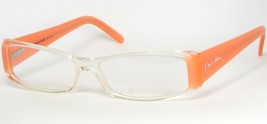 Enrico Coveri Mod. 320 001 Transparente/Papaya Gafas Marco 51-14-135mm - £79.33 GBP