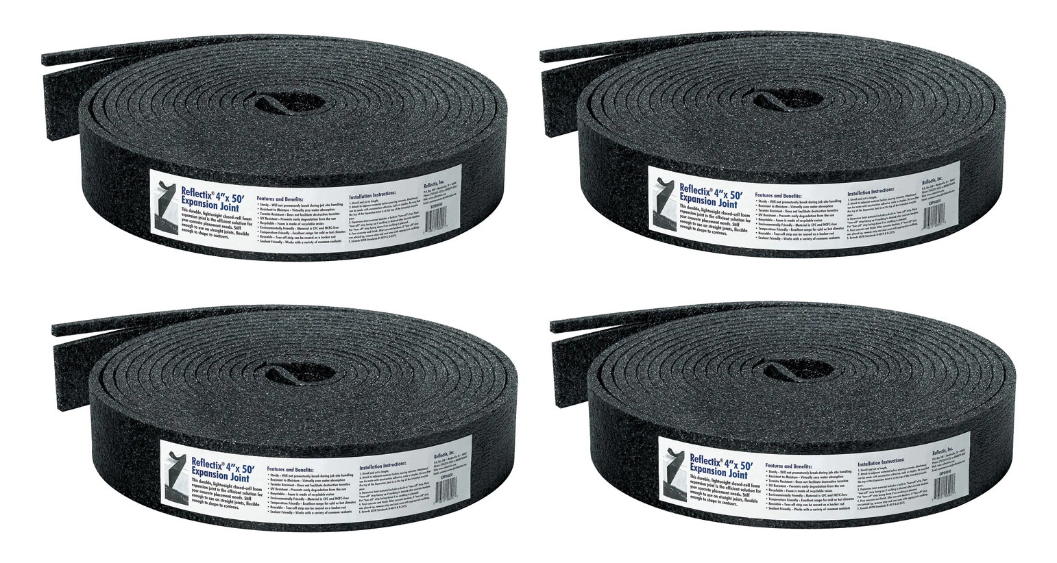 Reflectix 5439062 Reflective Foam Expansion Joint Roll 4&quot; W X 50 ft. L (... - $89.09