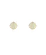 ANGARA Natural 0.66 Ct AAA-Grade Round Opal Stud Earrings in 14K Solid Gold - $635.39