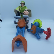 Star Wars Playskool Luke Skywalker, Speeder Bike &amp; Lightsaw loose - $9.90