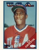 Ty Griffin Signed 8x10 JSA COA Photo Autograph 8x USA Baseball 1988 Topps - $23.41