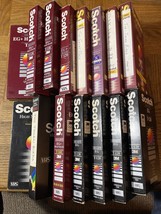 Mixed Lot Of Used Scotch VHS - $24.63