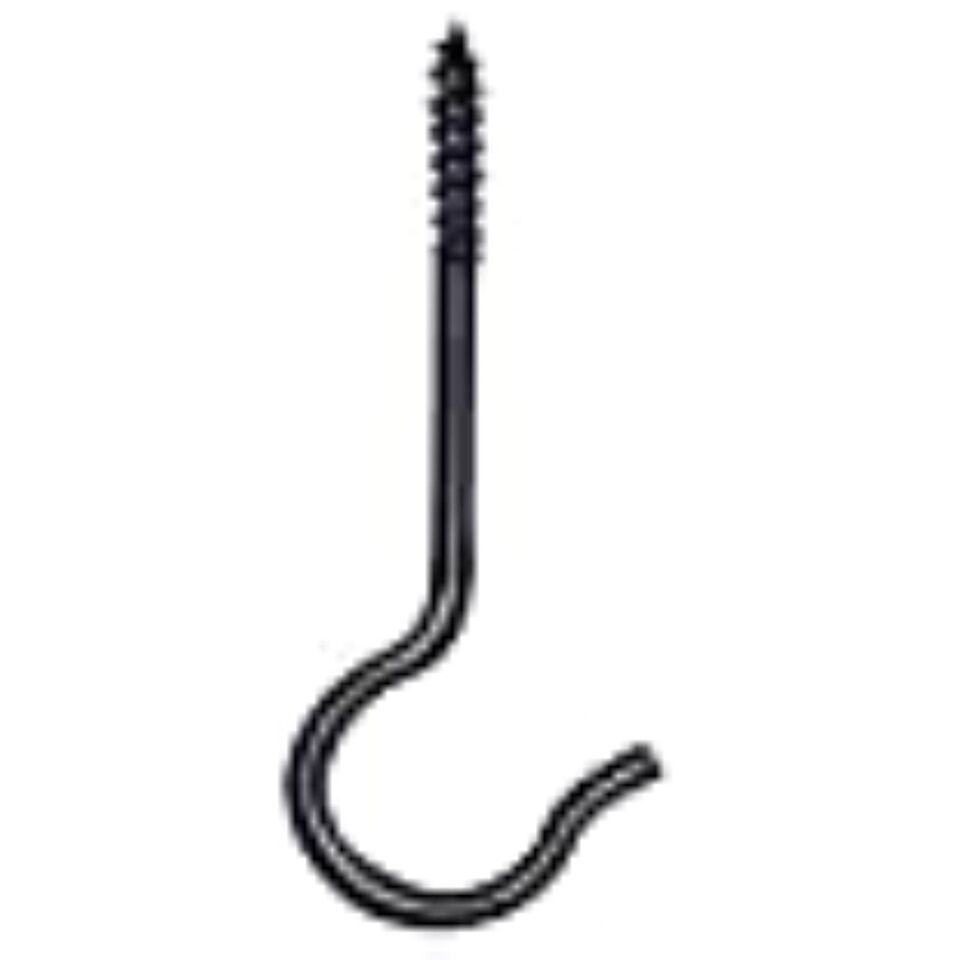 Green Thumb 86201GT Ceiling Plant Hook, Black, 2.6 x .7-in, 5-Pk. - Quan... - $17.90