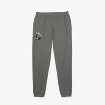 LACOSTE MEN'S Pennants Badge Fleece Pants Grey Chine, SZ XL (XH7442 1VQ) - $19.04