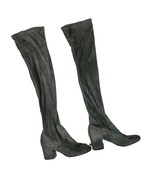 Steve Madden Isaac 6M Gray Suede Thigh High Boots - $28.71