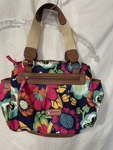 Lily Bloom Colorful Shoulder Bag/Purse - Outer Compartments Floral - $25.80