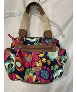 Lily Bloom Colorful Shoulder Bag/Purse - Outer Compartments Floral - $35.39 CAD