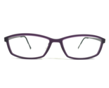 Lindberg Brille Rahmen 1035 Farben AF87 Glänzend Gunmetal Matt Lila 50-1... - £193.29 GBP