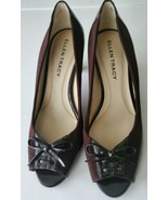 Womens Shoes Size 7M Ellen Tracy Brown Block High Heels, Zapato para Muj... - $13.85